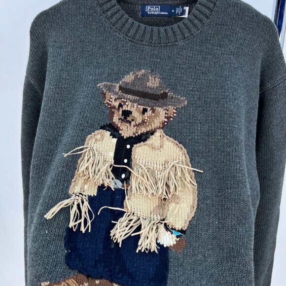 Polo by Ralph Lauren White Bear Sweater - Picture 2 of 6